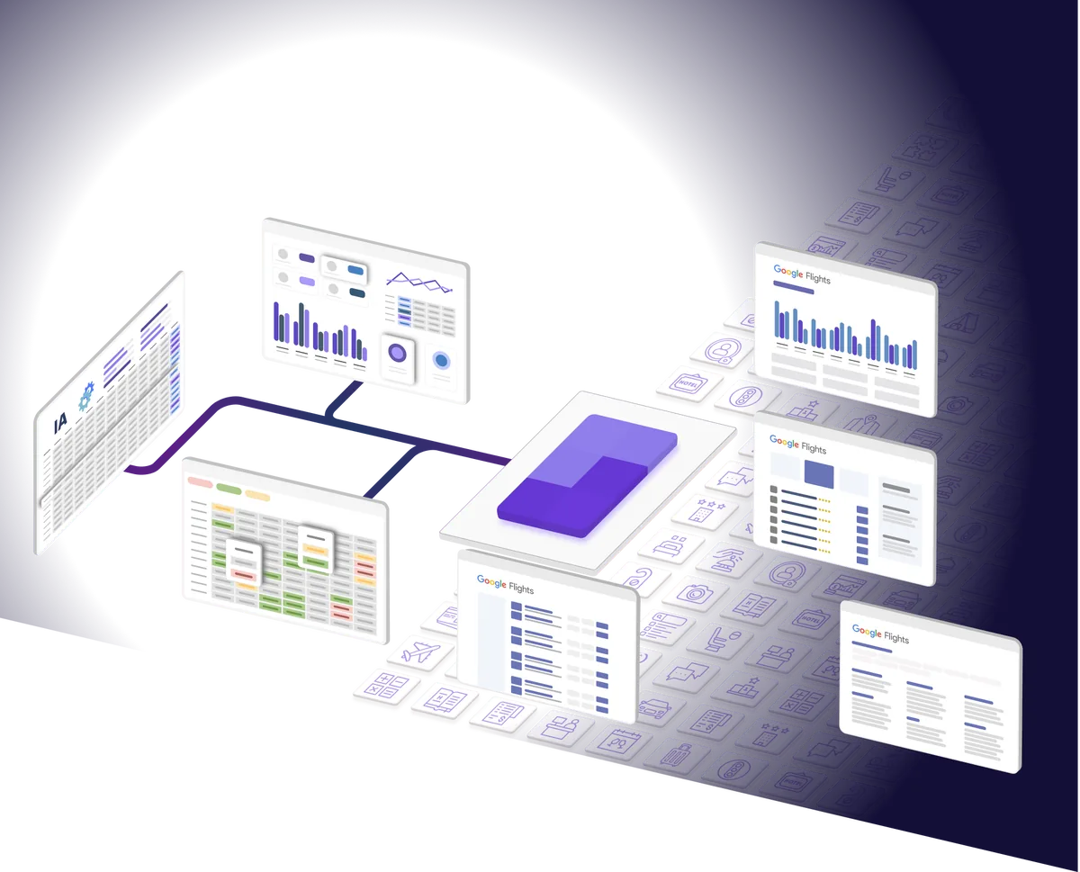 Data of Google Flights via API
