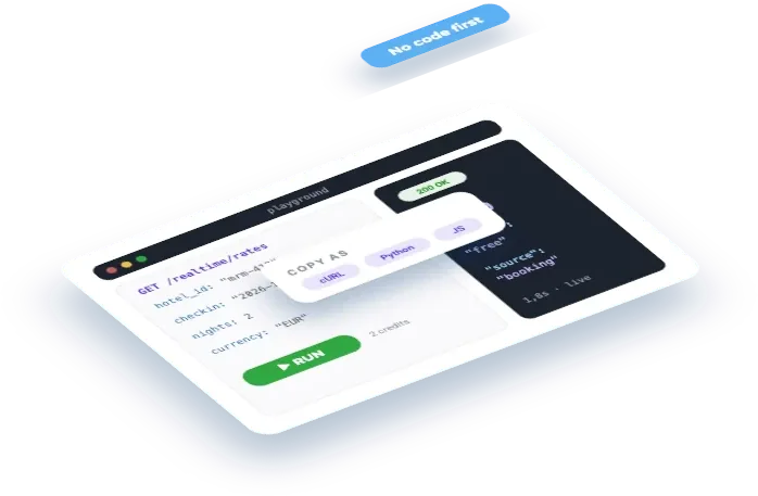 Run your first real-time call from the playground